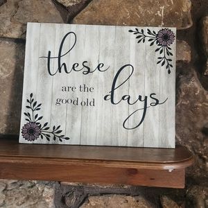 16"x20" wood sign